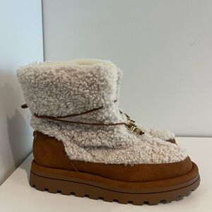 Sam Edelman ‘Olin’ Cozy Shearling Booties Lug Sole, 10 NWOT